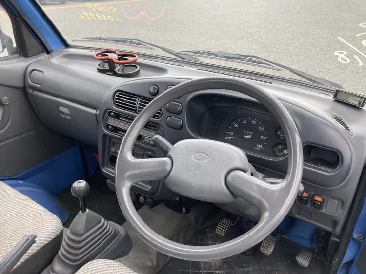 Daihatsu Hijet right-hand drive dashboard with a manual floor shifter